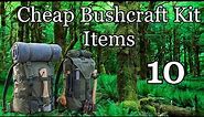 10 Cheap Bushcraft Kit Items I Actually Use