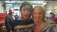 Taylor Swift surprises fans at a North Haven Starbucks