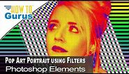 How You Can Make a Pop Art Portrait Photo with Filters Photoshop Elements Tutorial