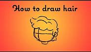 How to Draw Cartoon Hair!