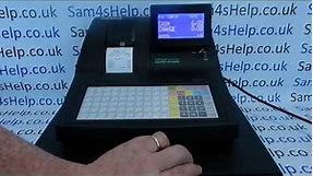 Cash Register Training Mode Set Up Operation Sam4S NR-500 / NR-510F / NR-520F / NR-510B / NR-520B