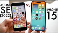 iPhone 15 Vs iPhone SE (2022)! (Comparison) (Review)