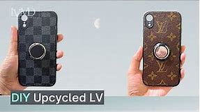 Easy DIY Louis Vuitton Phone Case | Upcycled LV Iphone Case