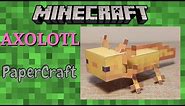 030 - Minecraft - Axolotl PaperCraft Model 🙂