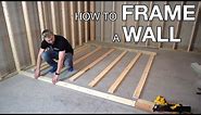 The Basics of Framing A Basement Wall