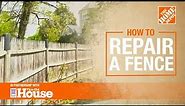 How To Repair a Fence | The Home Depot with @thisoldhouse