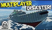 MULTIPLAYER RESCUE TURNS SINKING DISASTER! - Stormworks: Build and Rescue Gameplay - Ship Survival