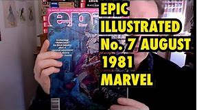 Epic Illustrated 7 August 1981 by Starlin / Barry Windsor Smith / Neal Adams Marvel Magazine Review