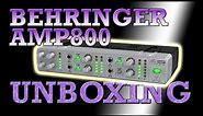 Behringer MiniAMP AMP800 Unboxing & Quick Review - 4 Channel Headphone Amplifier