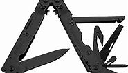 SOG Multi-Tool Pliers- PowerAssist Multi-Tool Pocket Knife and Utility Tool Set with 16 Lightweight Specialty Tools and EDC Sheath (B66N-CP) , Black