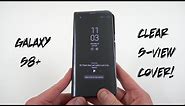 Samsung Official Clear S-View Flip Cover for Galaxy S8+
