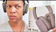 Baseus H1 Bowie Bluetooth 5.2 Wireless Headphones unboxing & review $49 & (MIC TEST)