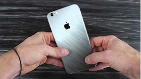 Brushed Aluminum Surface Skin Walk-through on the Apple iPhone 6 Plus