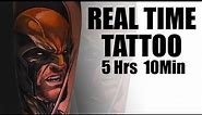 REAL TIME TATTOO Marvel Studio's Wolverine Tattoo