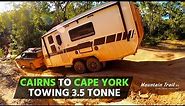 Cairns to Cape York TOWING 3.5 T Toyota Land Cruiser LC300
