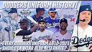 Which ones were the best? Los Angeles Dodgers Uniform History from Brooklyn to Los Angeles