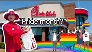 When you go to Chick Fil A during Pride Month
