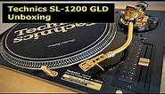 Technics SL-1200GLD Limited Edition (Gold) Turntable - Unboxing
