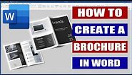 How to Design a Brochure in Word | Microsoft Word Tutorials
