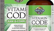 Garden of Life Vitamin B Complex - Vitamin Code Raw B Complex - 120 Vegan Capsules, High Potency B Complex Vitamins for Energy & Metabolism with B6, Folate & B12 as Methylcobalamin plus Probiotics