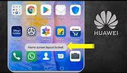 How to Lock Home Screen Layout in Huawei
