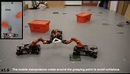 Multi-robot formation control and object transport