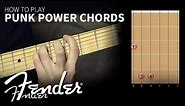 How To | Learn to Play Punk Power Chords | Fender