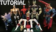 How To Make A PAPER ACTION FIGURE ep. 1 - Frame & Articulation (Tutorial)