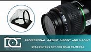 STAR FILTER TUTORIAL | How to Use a Star Filter Lens Set for DSLR Cameras