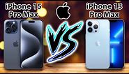 iPhone 15 Pro Max Vs iPhone 13 Pro Max REVIEW of Specs!