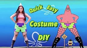 DIY COSTUME: Making PATRICK STAR in HEELS (Cheap Last Minute Costume Idea)
