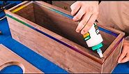 Building wooden epoxy boombox