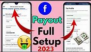 how to setup facebook payout, facebook payout account setup 2022