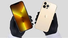 Apple iPhone 13 Pro Max Gold Unboxing + Gameplay