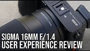 Sigma 16mm f/1.4 User Experience Review - Best Wide Angle Lens for Sony a6000 a6300 a6400 a6500