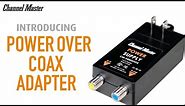 Introducing the Power Over Coax Adapter for TV Antenna Amplifiers | Channel Master CM-3400PIPS