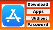 How to install Apps without Apple ID Password | Download App from AppStore without Password iOS 17 ✅