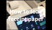 How to change receipt paper and Clover paper