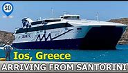 Ferry from Santorini to Ios, Greece