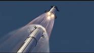 SpaceX Starship Hot Staging Animation
