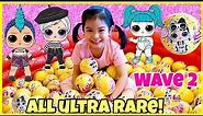 100 LOL Surprise WAVE 2 Confetti Pop Balls! ALL ULTRA RARE DOLLS FOUND!!
