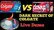 Colgate Vs Close Up Toothpaste Live Demonstration In Hindi | Colgate Vs Close Up Demo |