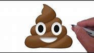 How to Draw the Pile of Poo Emoji