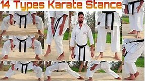 14 Types Beginner to Advanced Karate Stance | How to Do Karate Dachi | Karate Roshan Yadav