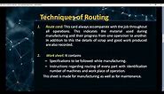 Routing- Production Management