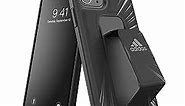 adidas Sports Black Cell-Phone Case for iPhone 11 Pro, Drop-Resistant Hand-Grip Phone Cover with Strap