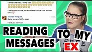 REACTING TO OLD CRINGY FACEBOOK MESSAGES WITH MY EX