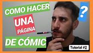 Como hacer un COMIC a mano FACIL PASO a PASO