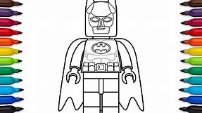 How to draw Lego Batman - Coloring pages