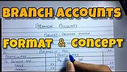 Branch Account - Format & Concept - Financial Accounting - By Saheb Academy